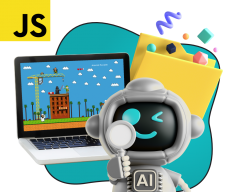 Язык программирования JavaScript + AI. Проектное обучение + геймификация + AI-помощники - КИБЕРшкола программирования для детей, компьютерные курсы для школьников, начинающих и подростков - KIBERone г. Крылатское