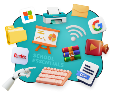 Цифровая база для школьника - КИБЕРшкола программирования для детей, компьютерные курсы для школьников, начинающих и подростков - KIBERone г. Крылатское