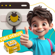 Тестирование & Vibe Debug. Охотники за багами - КИБЕРшкола программирования для детей, компьютерные курсы для школьников, начинающих и подростков - KIBERone г. Крылатское