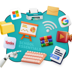 Цифровая база для школьника - КИБЕРшкола программирования для детей, компьютерные курсы для школьников, начинающих и подростков - KIBERone г. Крылатское