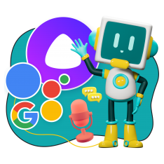 Голосовой помощник Алиса - КИБЕРшкола программирования для детей, компьютерные курсы для школьников, начинающих и подростков - KIBERone г. Крылатское