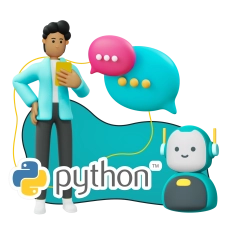 Умный чат-бот на Python на Telegram - КИБЕРшкола программирования для детей, компьютерные курсы для школьников, начинающих и подростков - KIBERone г. Крылатское