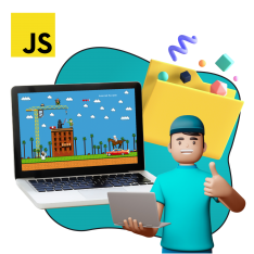 Программирование на JavaScript. Учимся создавать игры! - КИБЕРшкола программирования для детей, компьютерные курсы для школьников, начинающих и подростков - KIBERone г. Крылатское