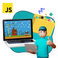 JavaScript + AI. Проектное обучение + геймификация + AI-помощники - КИБЕРшкола программирования для детей, компьютерные курсы для школьников, начинающих и подростков - KIBERone г. Крылатское