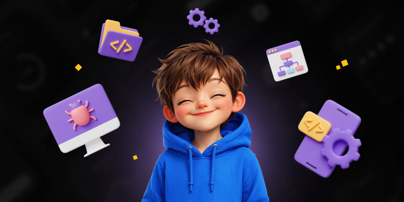 Идеальный сайт с нуля: код, дизайн и AI-помощник - КИБЕРшкола программирования для детей, компьютерные курсы для школьников, начинающих и подростков - KIBERone г. Крылатское